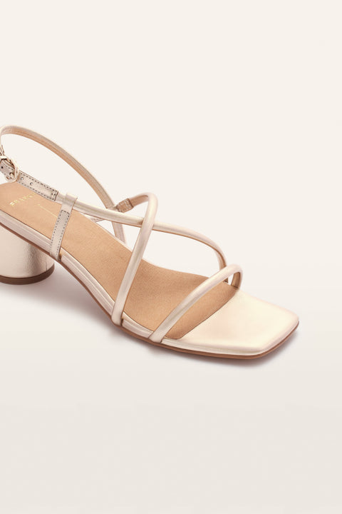 Lottie - Womens - Soft Gold Sandals Frankie4 