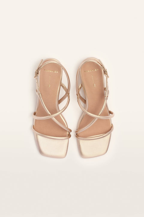 Lottie - Womens - Soft Gold Sandals Frankie4 