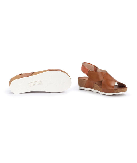 Mahon Wedge - Womens - Brandy Sandals Pikolinos 