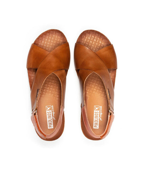 Mahon Wedge - Womens - Brandy Sandals Pikolinos 