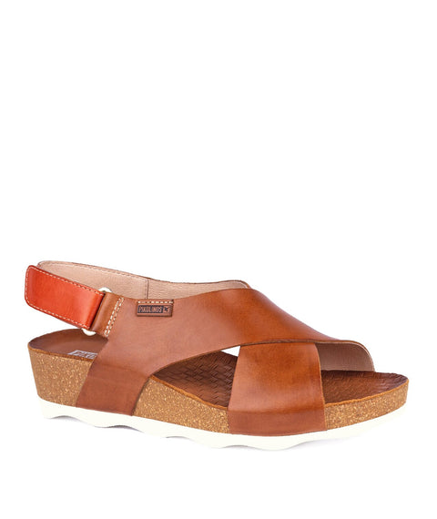 Mahon Wedge - Womens - Brandy Sandals Pikolinos 