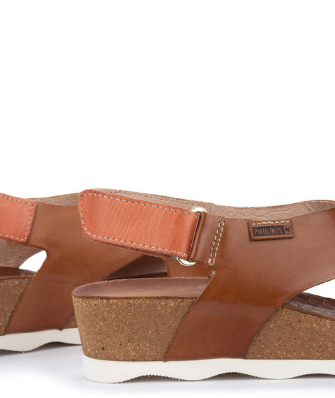 Mahon Wedge - Womens - Brandy Sandals Pikolinos 