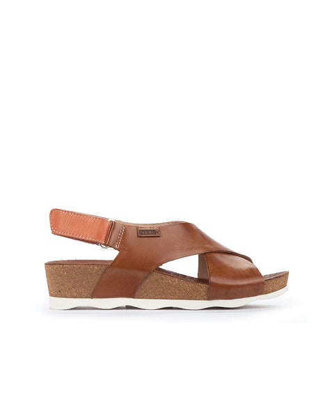 Mahon Wedge - Womens - Brandy Sandals Pikolinos 