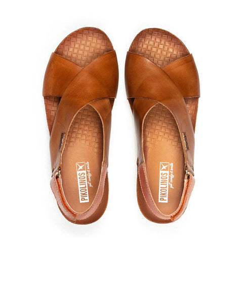 Mahon Wedge - Womens - Brandy Sandals Pikolinos 