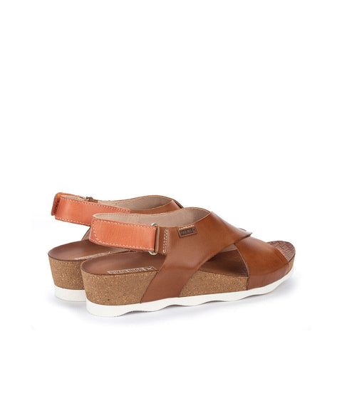 Mahon Wedge - Womens - Brandy Sandals Pikolinos 