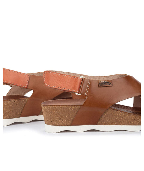 Mahon Wedge - Womens - Brandy Sandals Pikolinos 