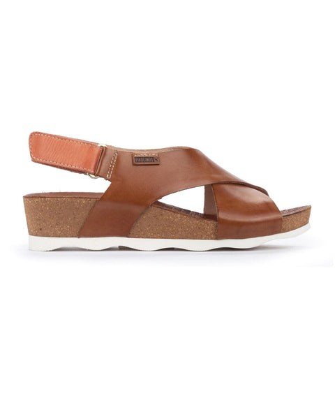Mahon Wedge - Womens - Brandy Sandals Pikolinos 