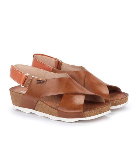Mahon Wedge - Womens - Brandy Sandals Pikolinos 