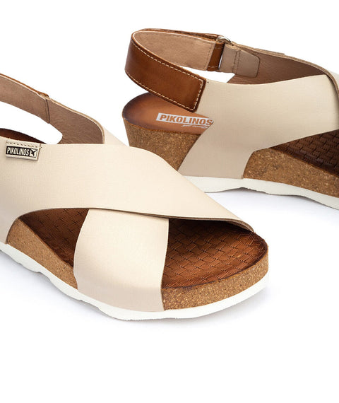 Mahon Wedge - Womens - Marfil Sandals Pikolinos 