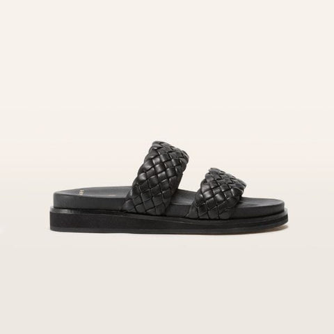 Malone - Black Weave Slides Frankie4 