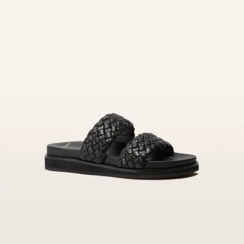 Malone - Black Weave Slides Frankie4 