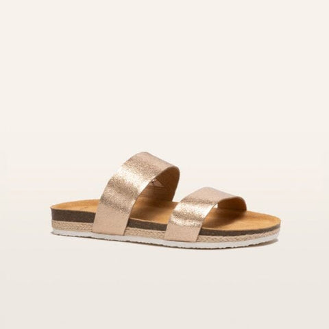 MARiA II Rose Gold Slides Frankie4 