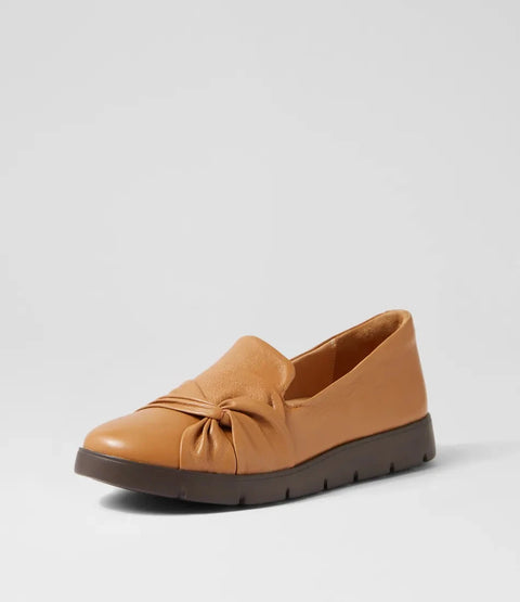 Miless - Dark Tan - W Flats ZIERA 