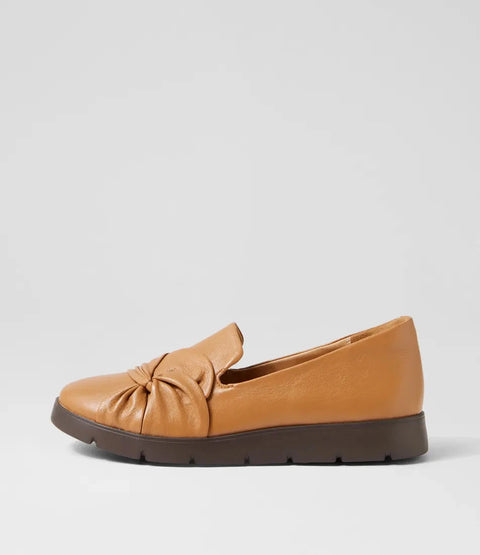 Miless - Dark Tan - W Flats ZIERA 