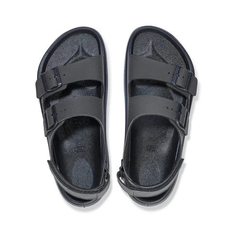 Mogami Terra Birko-Flor (Regular Width) - Black Slides Birkenstock 