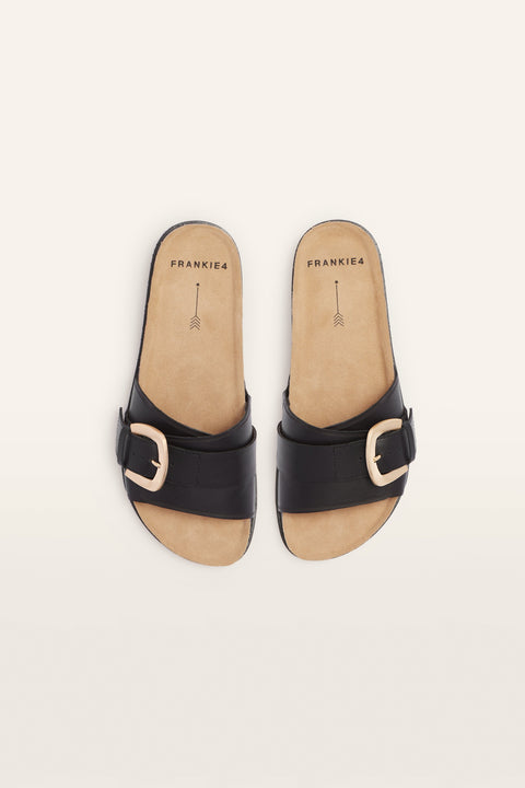 Monterey - Womens - Black Slides Frankie4 