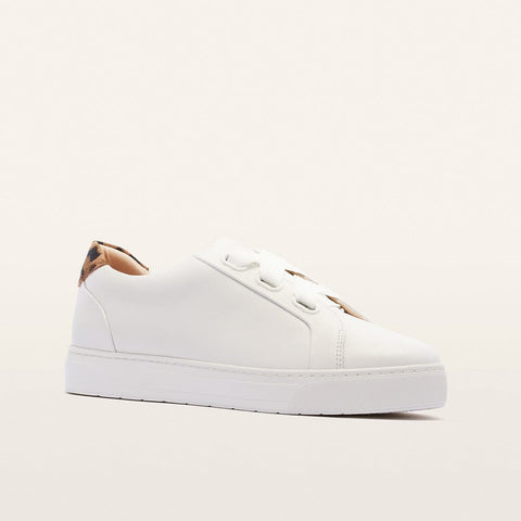 Mya II - Womens - White/Leopard Sneakers Frankie4 