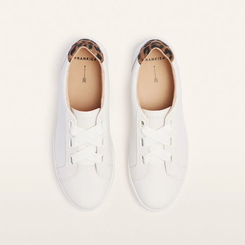 Mya II - Womens - White/Leopard Sneakers Frankie4 