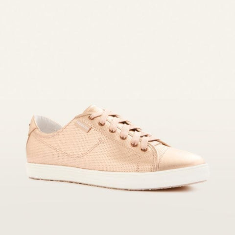 Nat III - Rose Gold Punched Sneakers Frankie4 