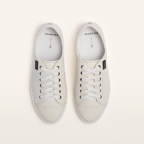 Nat III - Womens - Cream Tumbled Sneakers Frankie4 