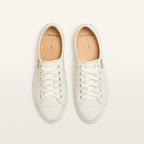 Nat III - Womens - White Tumbled Sneakers Frankie4 