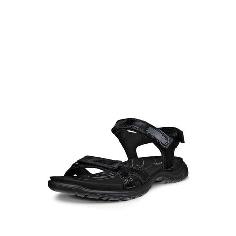 Offroad Roam Leather - Womens - Black Sandals ECCO 