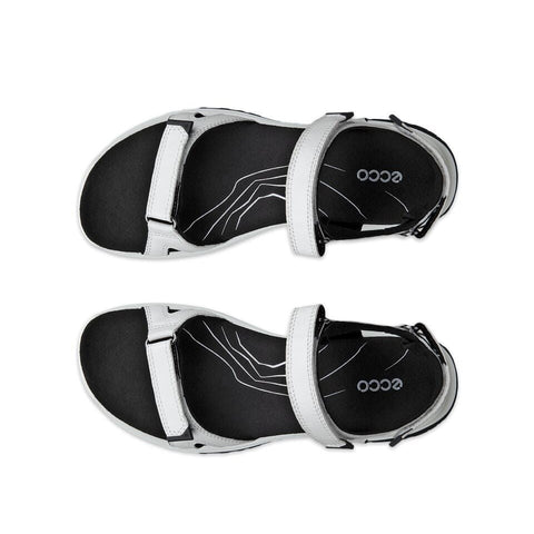 Offroad Roam Leather - Womens - White Sandals ECCO 