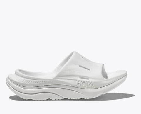 Ora Recovery 3 Slides - Unisex - White Slides Hoka 