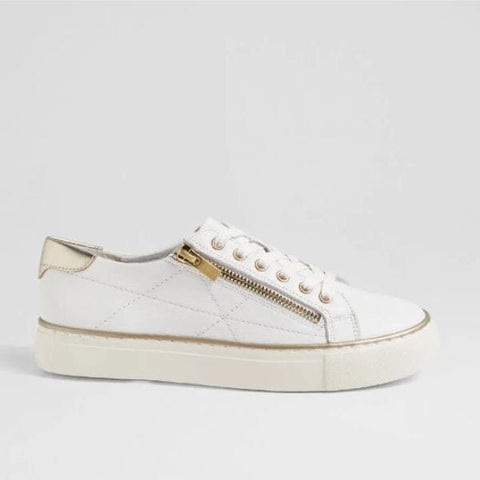 Pryor - White Pale Gold - XW Sneakers ZIERA 