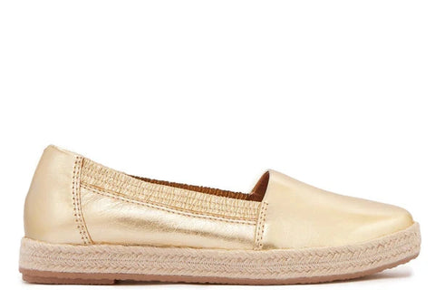 Reece - Gold Tumbled Flats Frankie4 