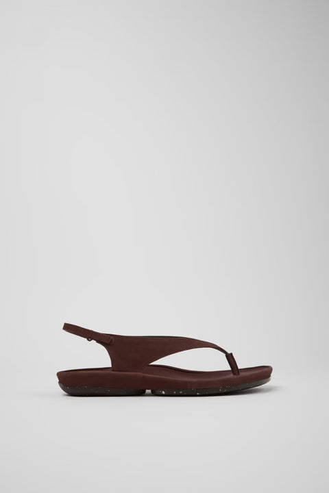 Right Isla Sandal - Womens - Chestnut Brown Sandals CAMPER 