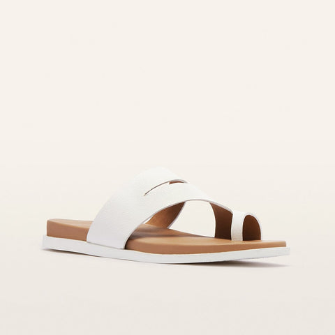 Riviera - Womens - White Tumbled Thongs Frankie4 