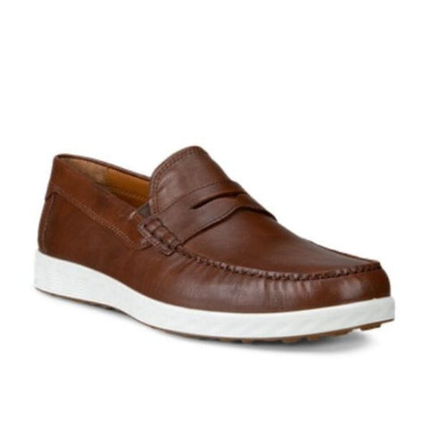 S Lite Moc Penny Loafer Boat Shoes - Cognac Casual ECCO 