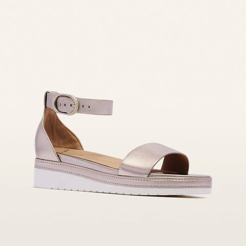 Skye - Womens - Champagne Tumbled Sandals Frankie4 