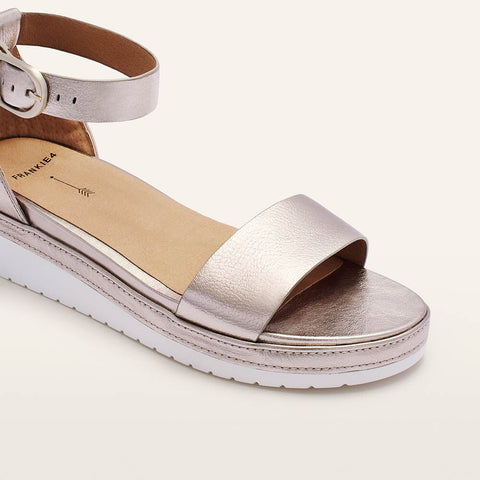 Skye - Womens - Champagne Tumbled Sandals Frankie4 