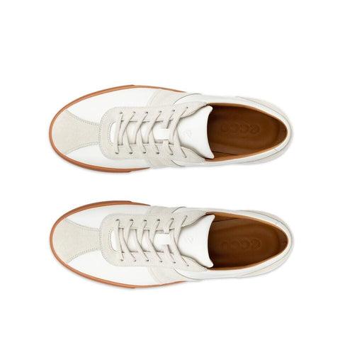 Soft 10 - Mens - White / Gravel Casual ECCO 