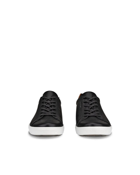 Soft 7 Easy Slip - Mens - Black / Cognac Casual ECCO 