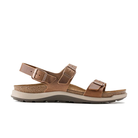 Sonora Cross Town Oiled Leather (Regular width) - Ginger Brown Sandals Birkenstock 