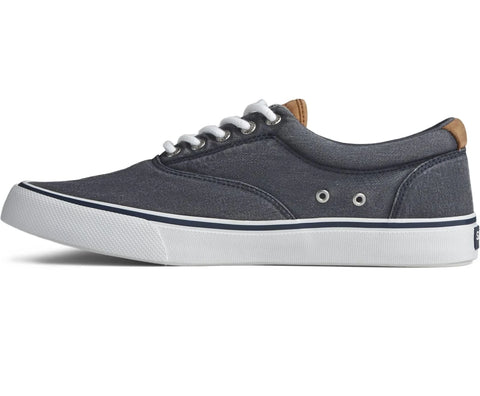 Striper II CVO Washed Canvas - Navy Boat Sperry 