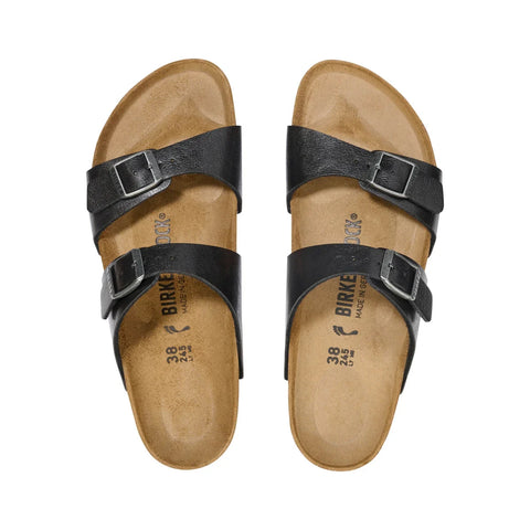 Sydney - Birko Flor - Graceful Licorice - Regular Slides Birkenstock 