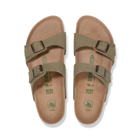 Sydney Vegan Pine Green Synthetic Regular Slides Birkenstock 