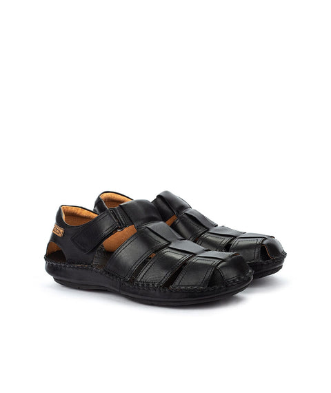 Tarifa Closed Toe - Mens - Black Sandals Pikolinos 