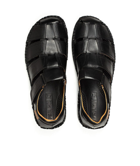 Tarifa Closed Toe - Mens - Black Sandals Pikolinos 