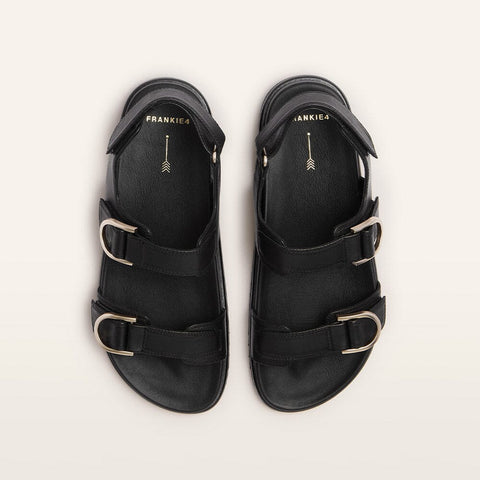 Thompson 2 - Womens - Black Sandals Frankie4 