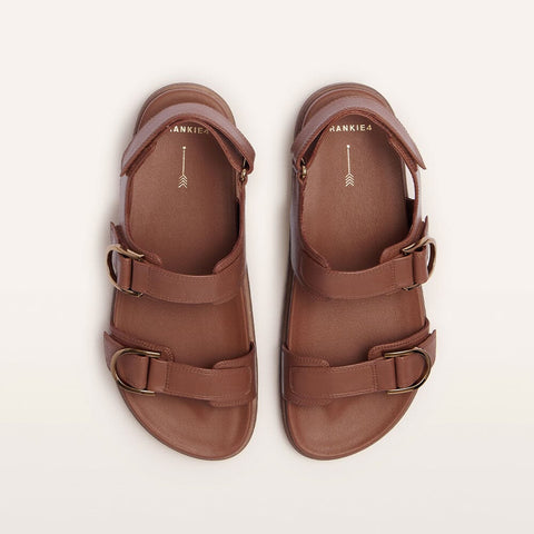 Thompson 2 - Womens - Rich Tan Sandals Frankie4 