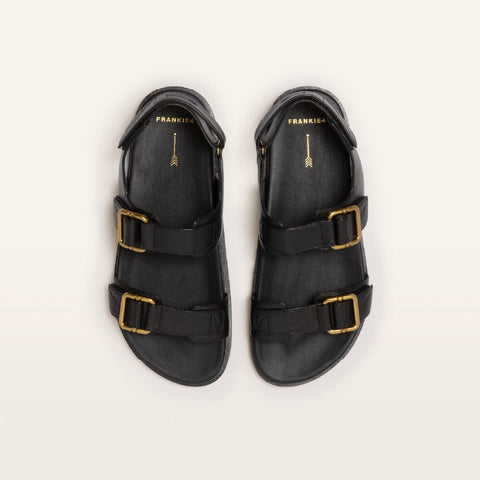 Thompson - Womens - Black Sandals Frankie4 