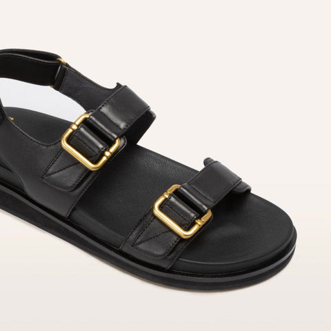 Thompson - Womens - Black Sandals Frankie4 