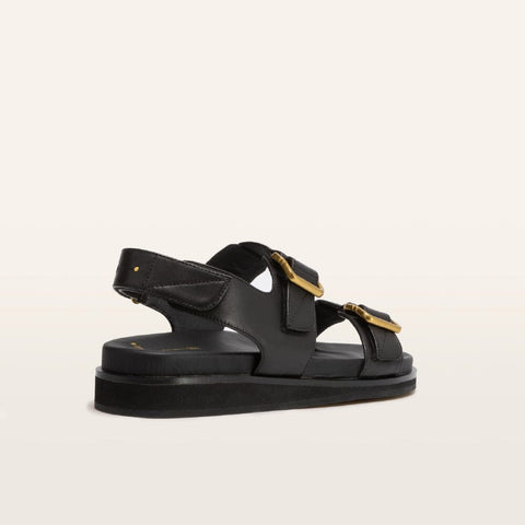 Thompson - Womens - Black Sandals Frankie4 