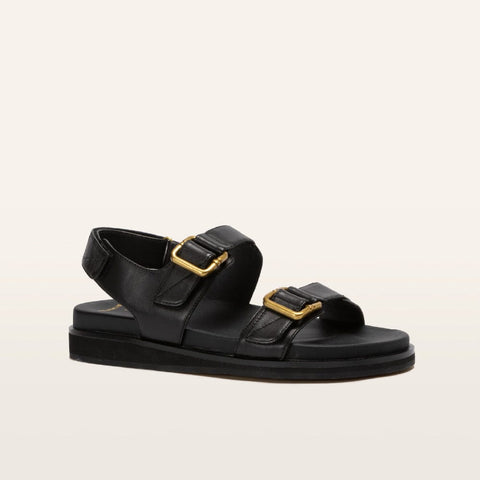 Thompson - Womens - Black Sandals Frankie4 