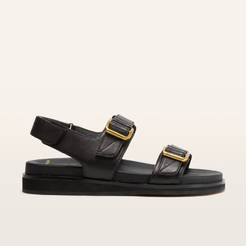 Thompson - Womens - Black Sandals Frankie4 